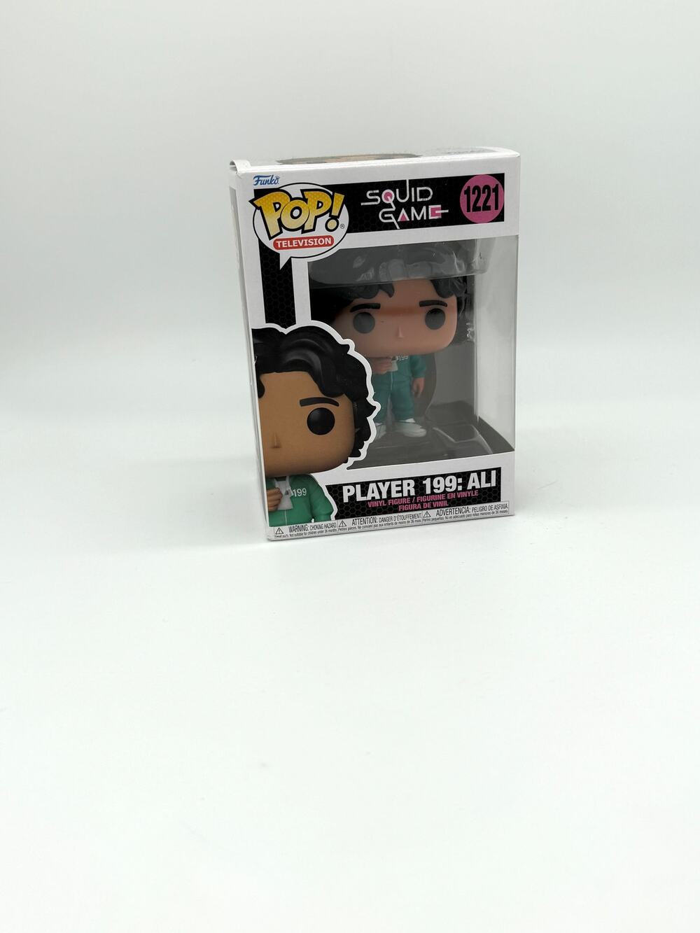 Funko Pop Squid Game Player 199 Ali #1221 Vinyl Figure Netflix w/ Original Box